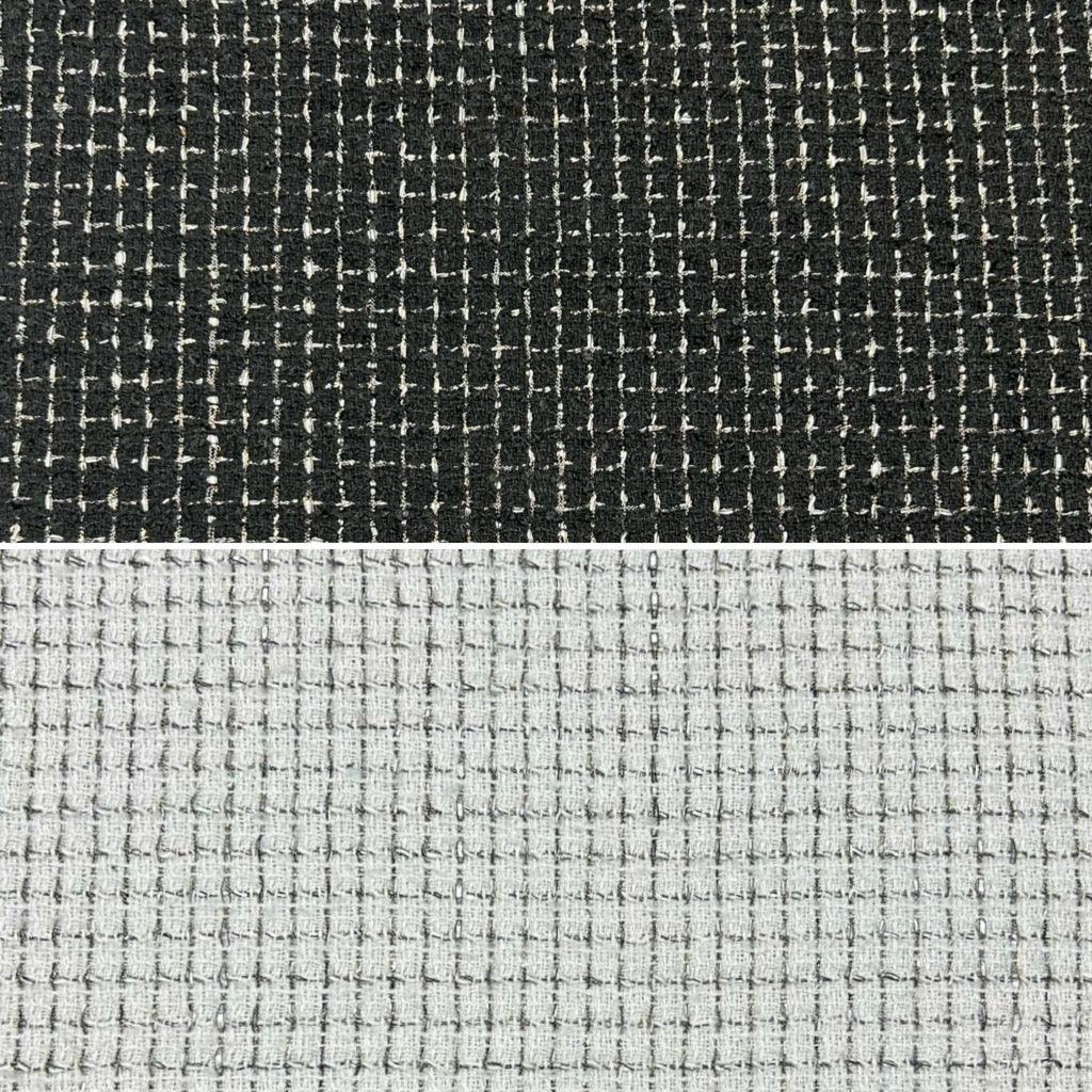Mini Squares Tweed Fabric